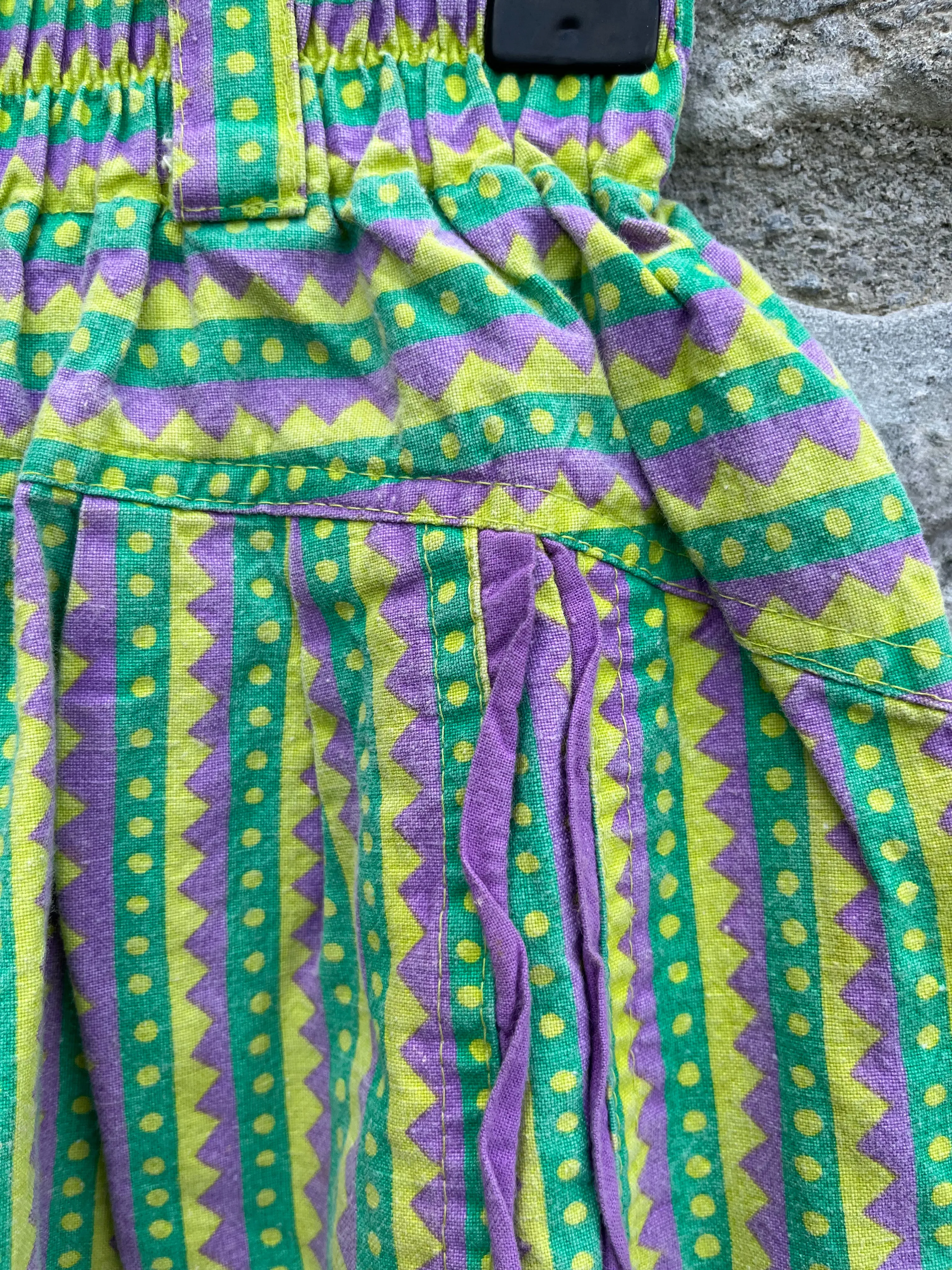 80s funky chevron pants  2-3y (92-98cm)