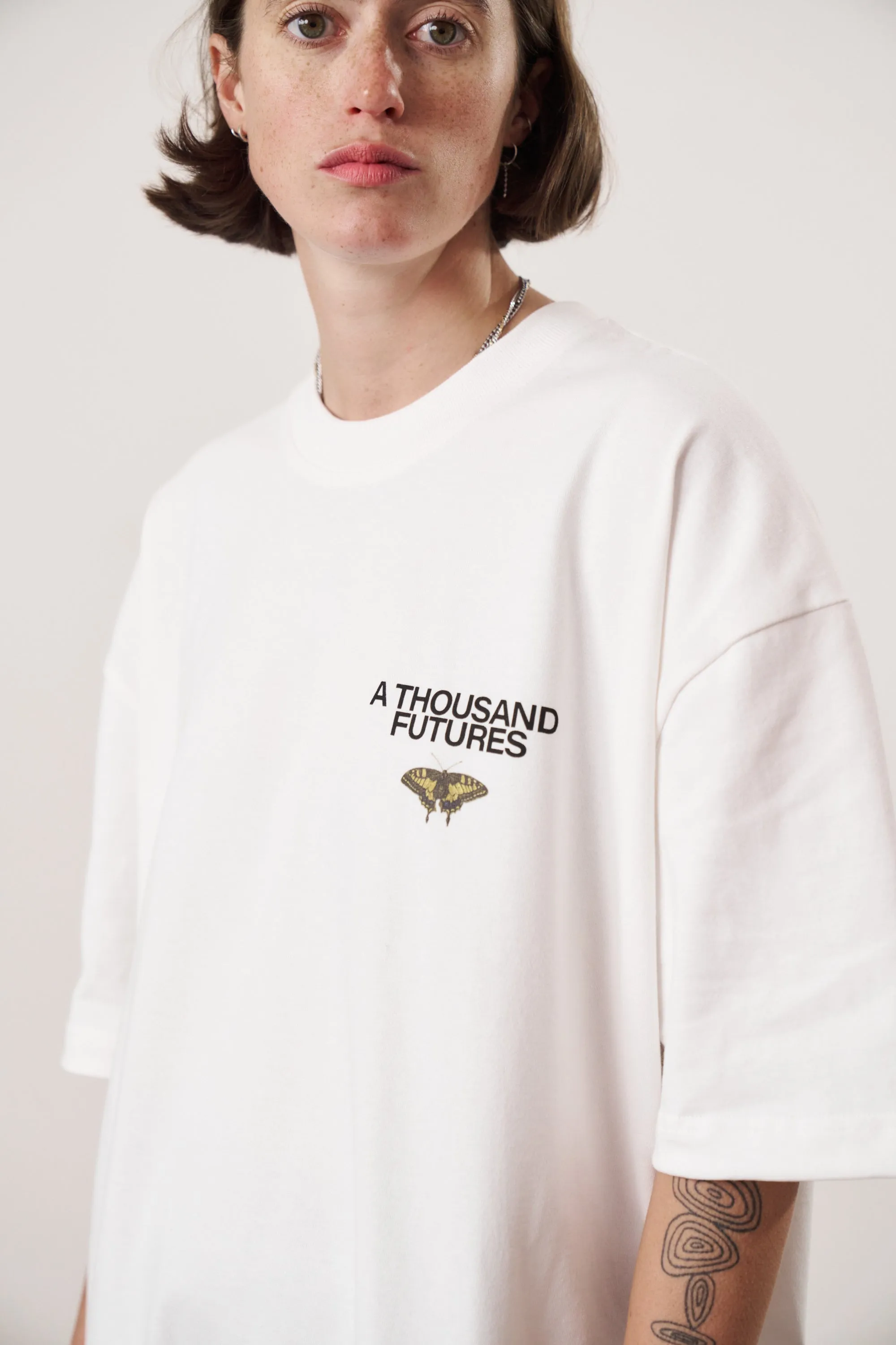 A Thousand Futures x GK 'A New Path' Tee - White