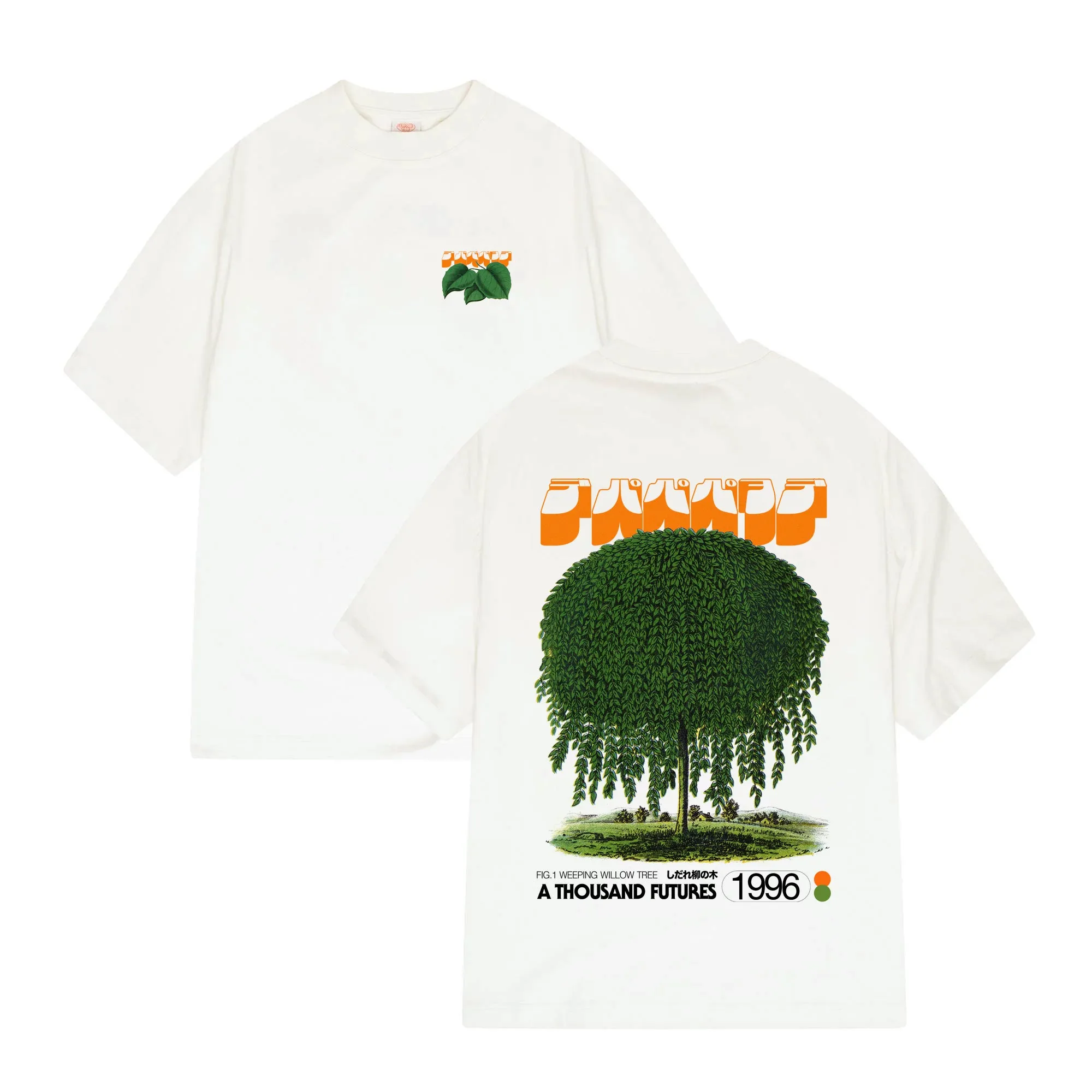 A Thousand Futures x GK 'Weeping Willow' Tee - White