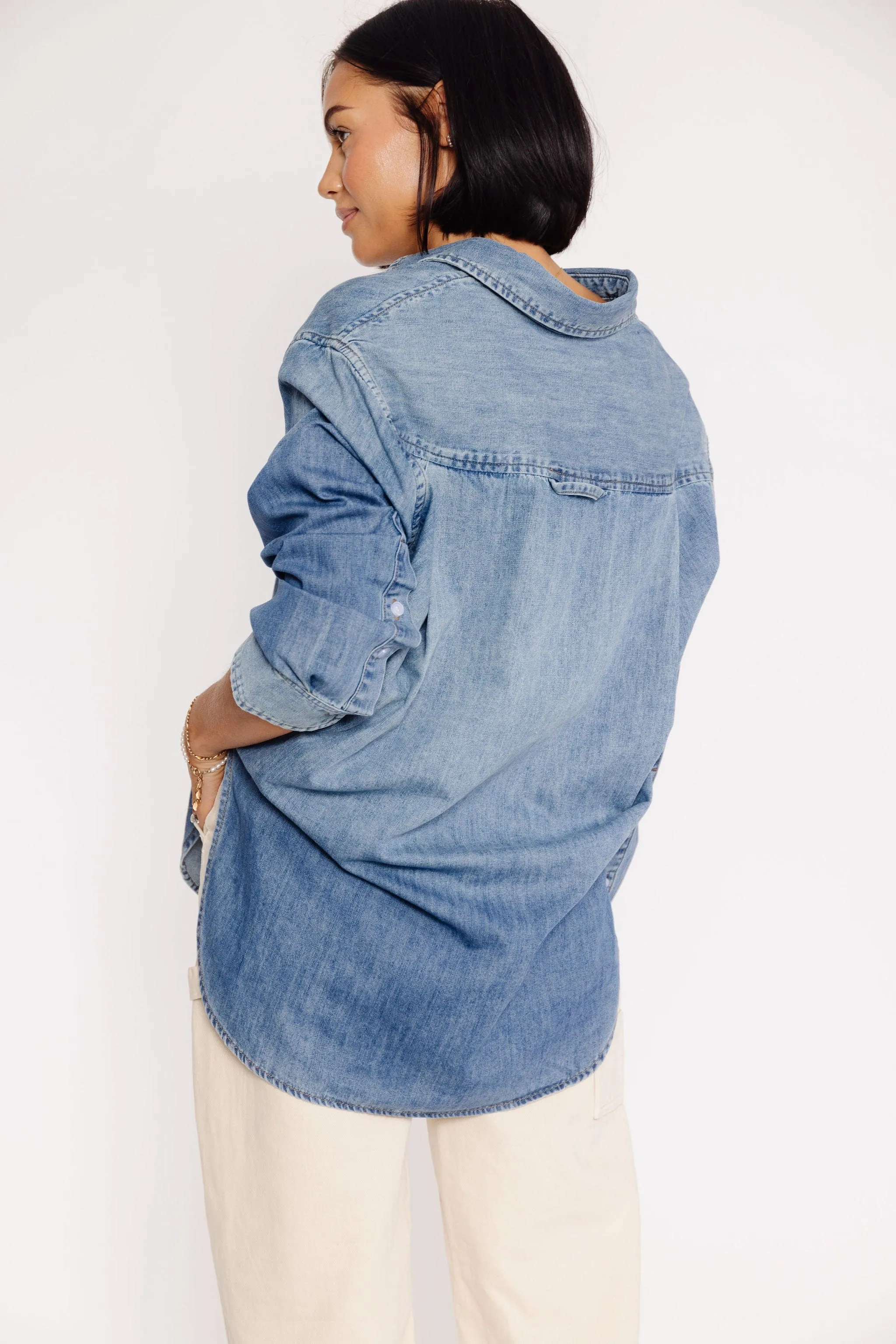 Agoura HIlls Shirt in Washed Denim