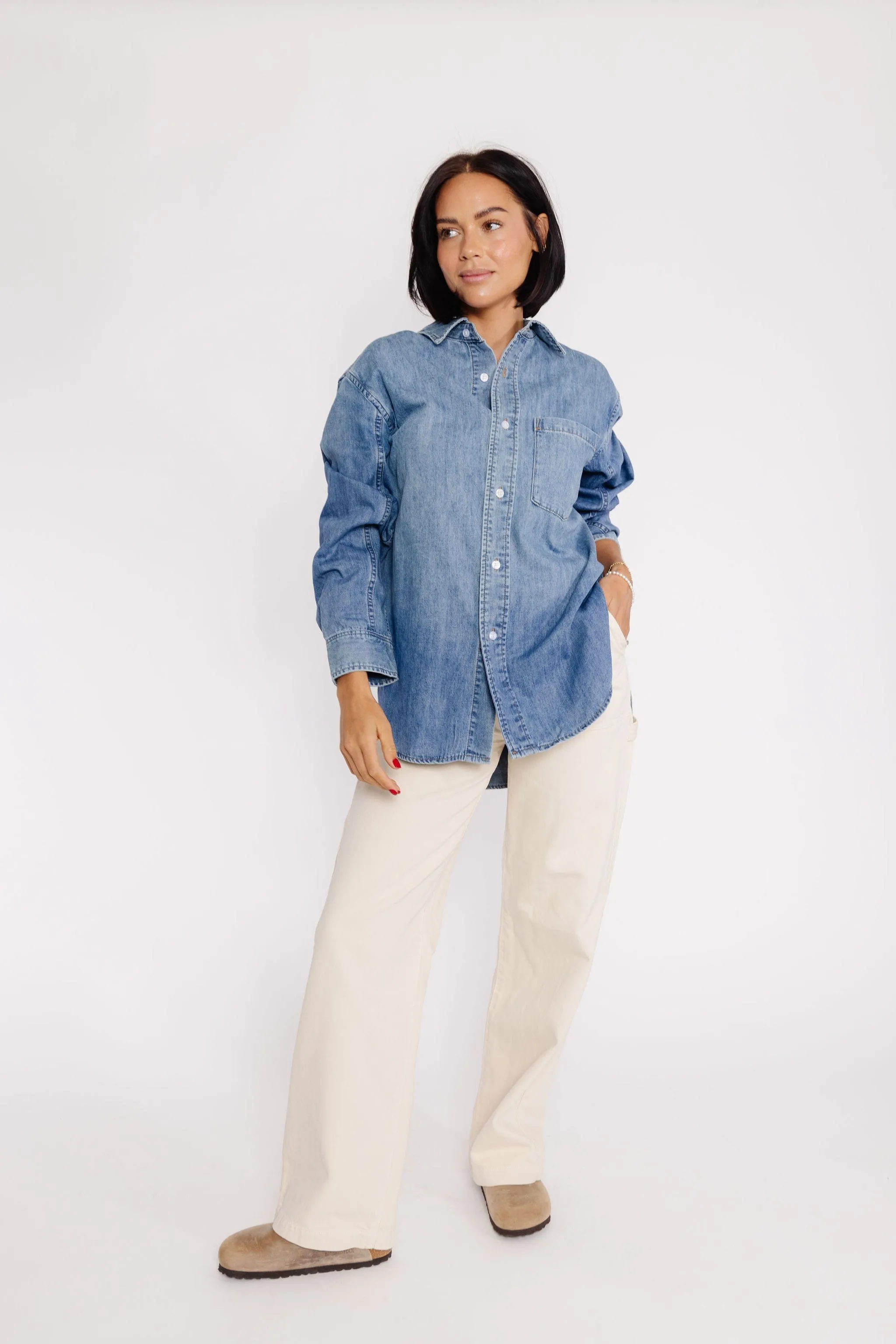 Agoura HIlls Shirt in Washed Denim