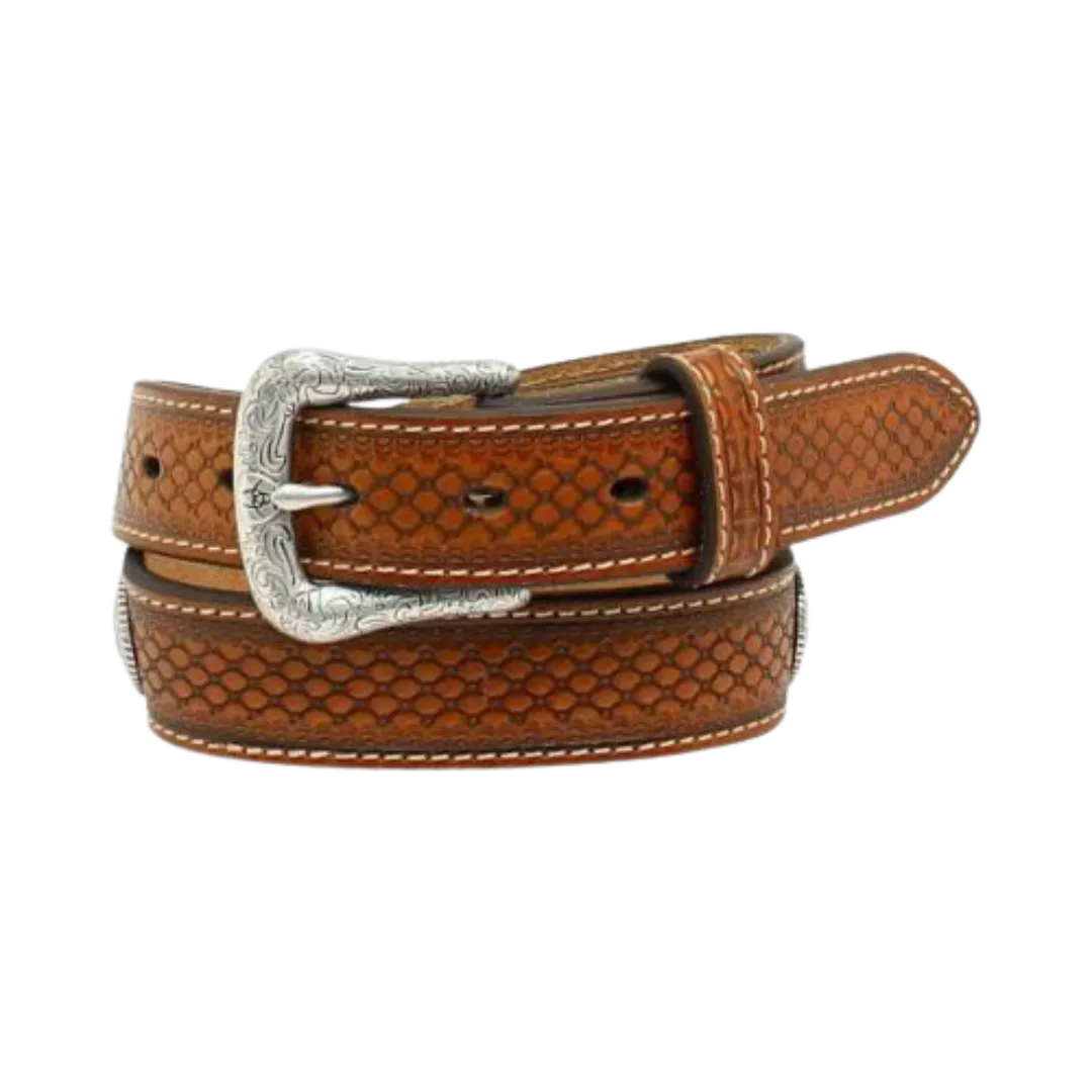 Ariat Boys' Beaded Basketweave Belt