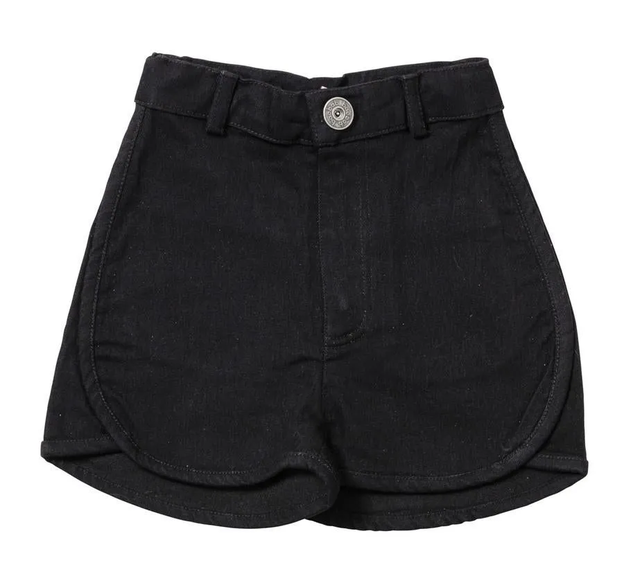 Baobab Black Curvey Shorts