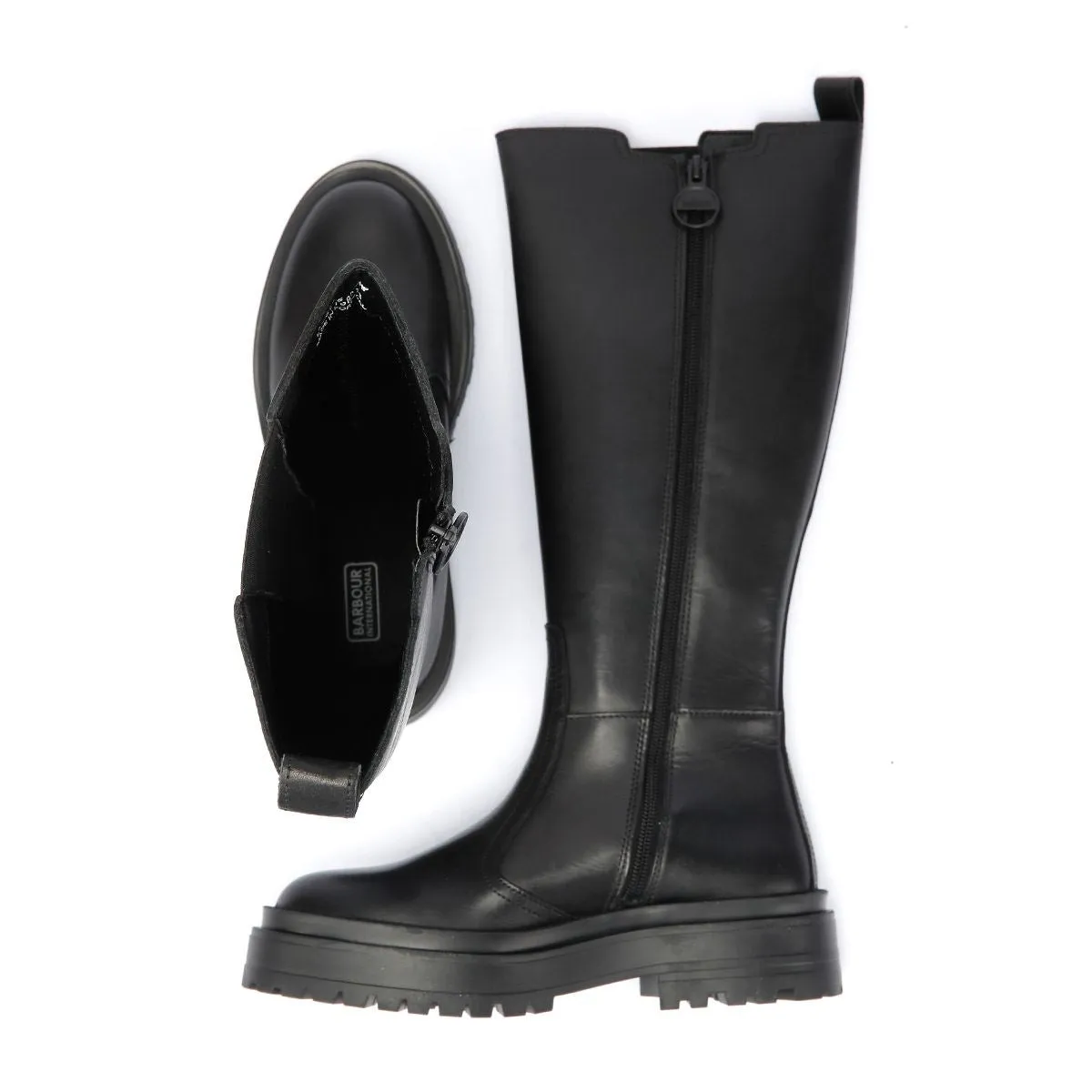 Barbour Alicia Leather Women's Black Boots