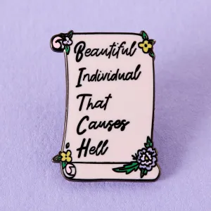 Beautiful Individual Enamel Pin