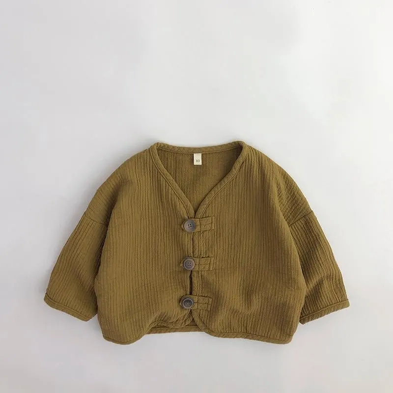 Children's Retro Hemp Jacket