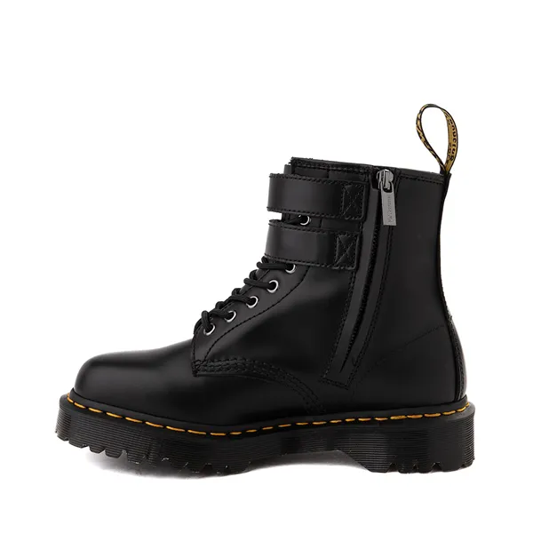 Dr. Martens Women's 1460 Bex 8 Eye Buckle Boots Black