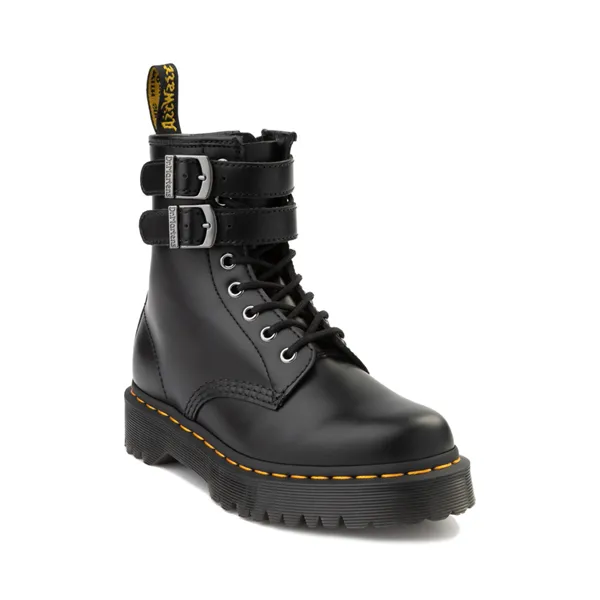 Dr. Martens Women's 1460 Bex 8 Eye Buckle Boots Black