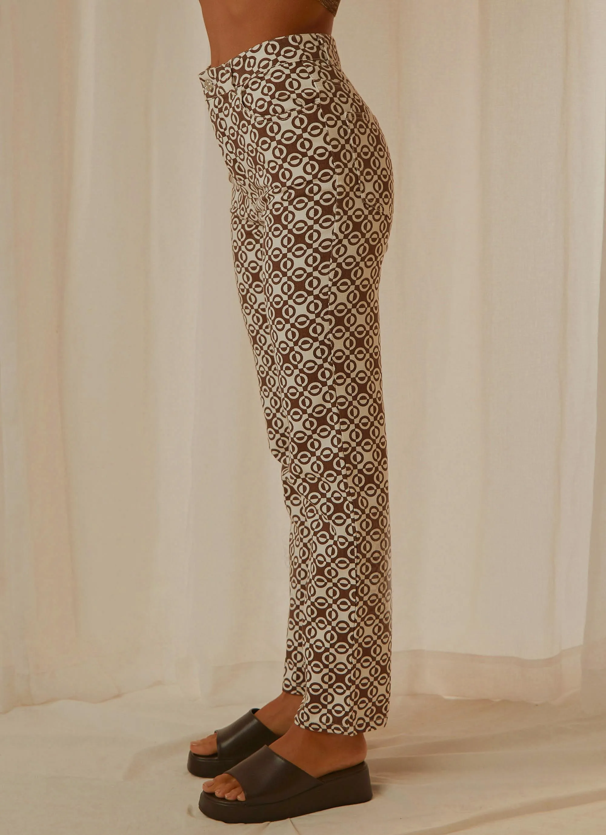 Electric Avenue Pants - Choc Retro