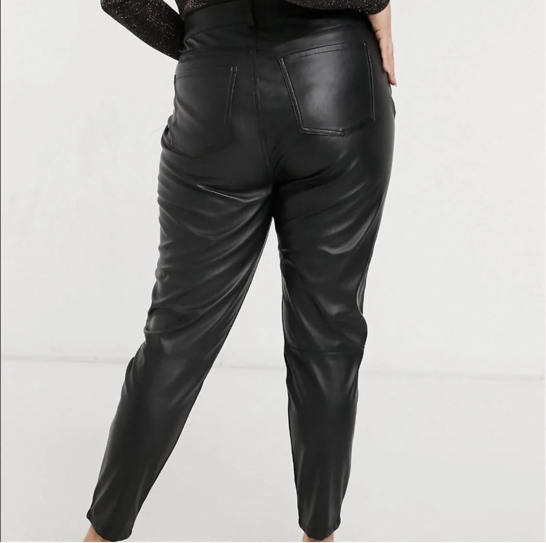 Ever New Penelope Curve High Waisted Faux Leather Pants