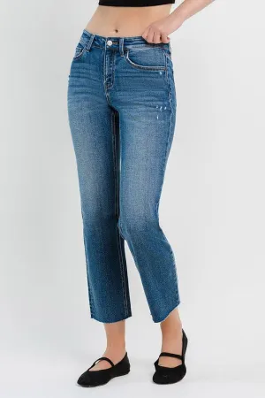 FINAL SALE ~ Melissa Ankle Straight Jean (Vervet)