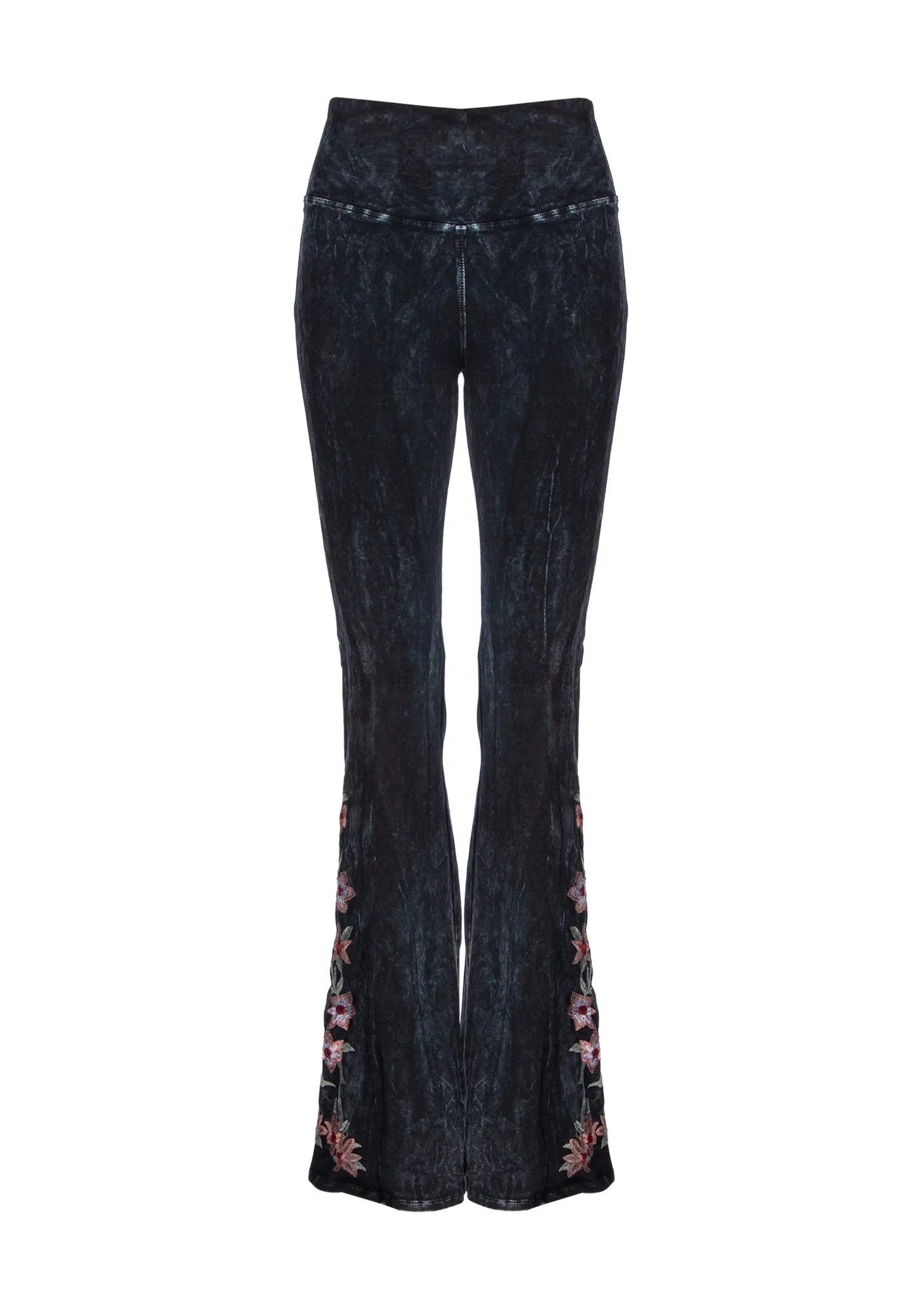 Floral Bell Bottom Flare Pants