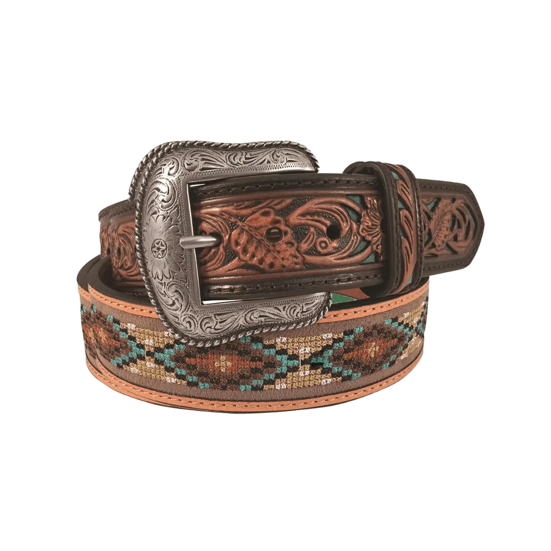 Gem Dandy Aztec Print Belt