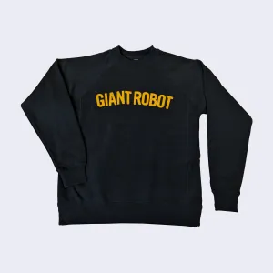 Giant Robot - Raglan Pull-Over Sweatshirt (Black and Yellow)