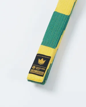 Gold Label V2 BJJ Belts - Yellow/Green