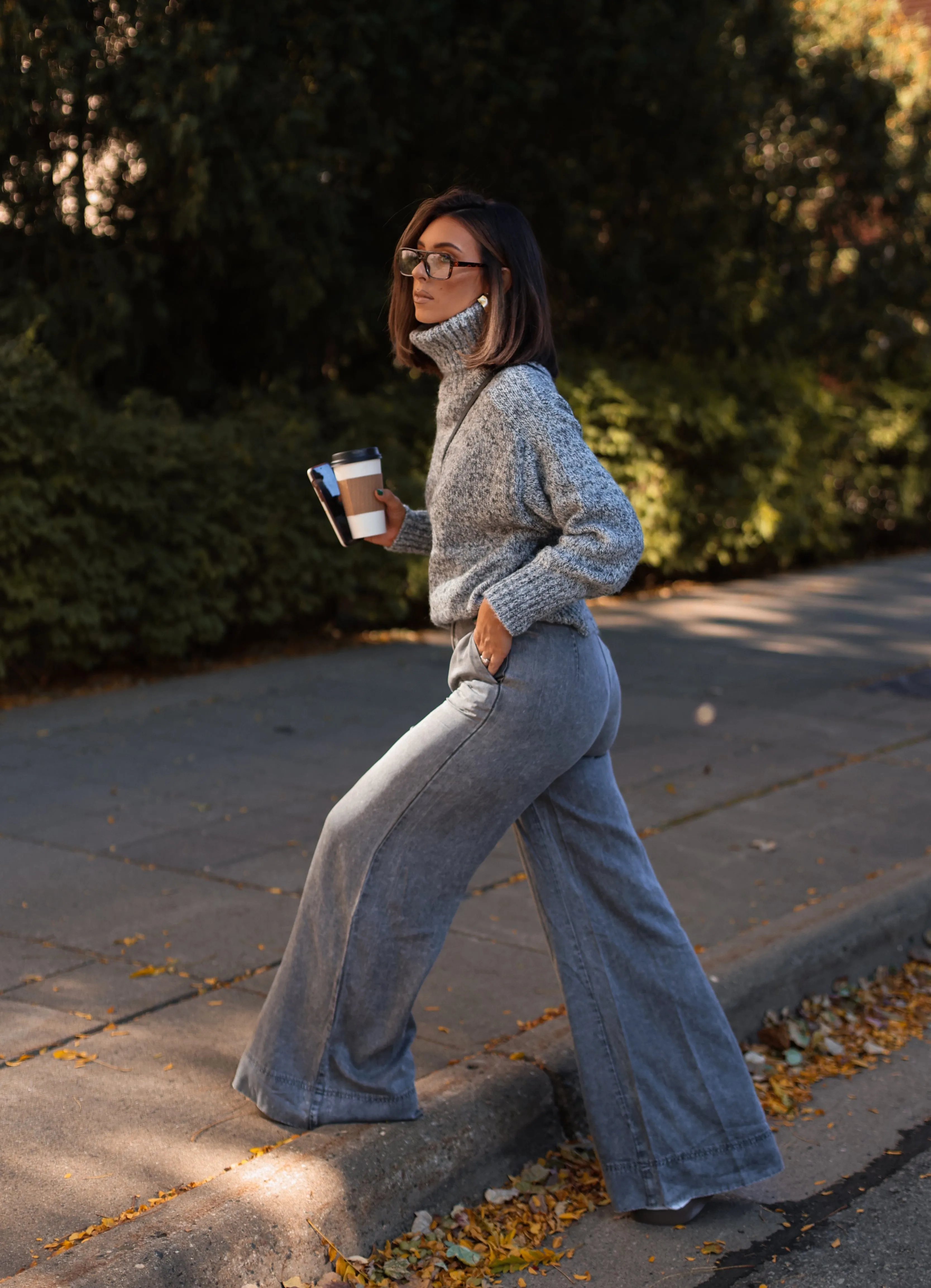 High Street Wide Leg Pants