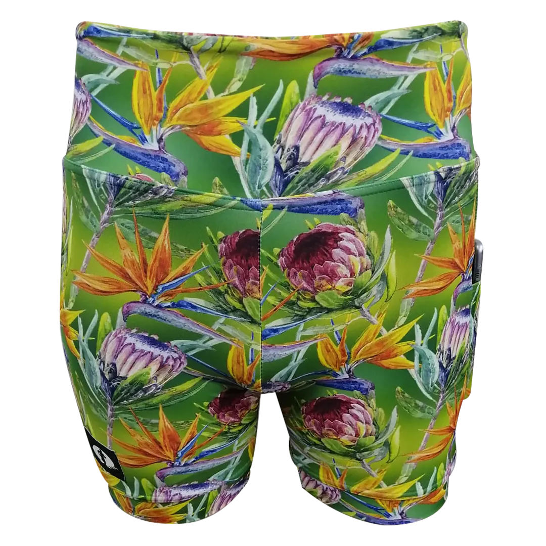 High Waist Funky Pants - Protea