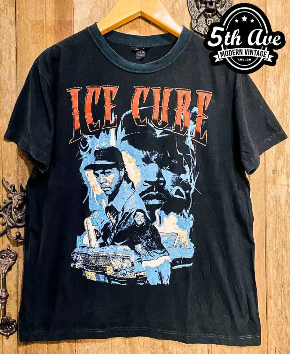 Ice Cube Collage T-Shirt: A Fusion of Hip-Hop Legacy and Streetwear Style