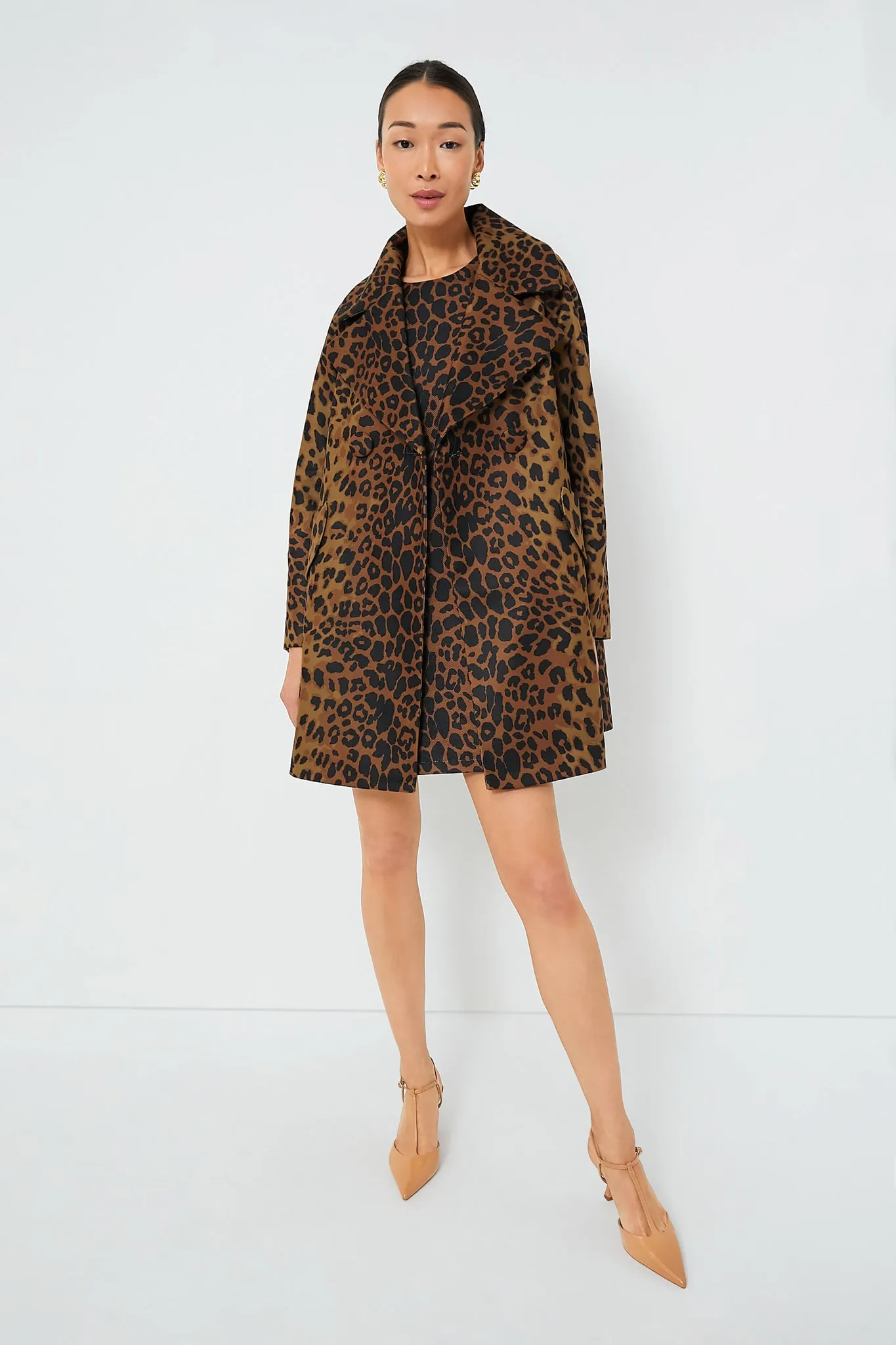 Leopard Harley Peacoat