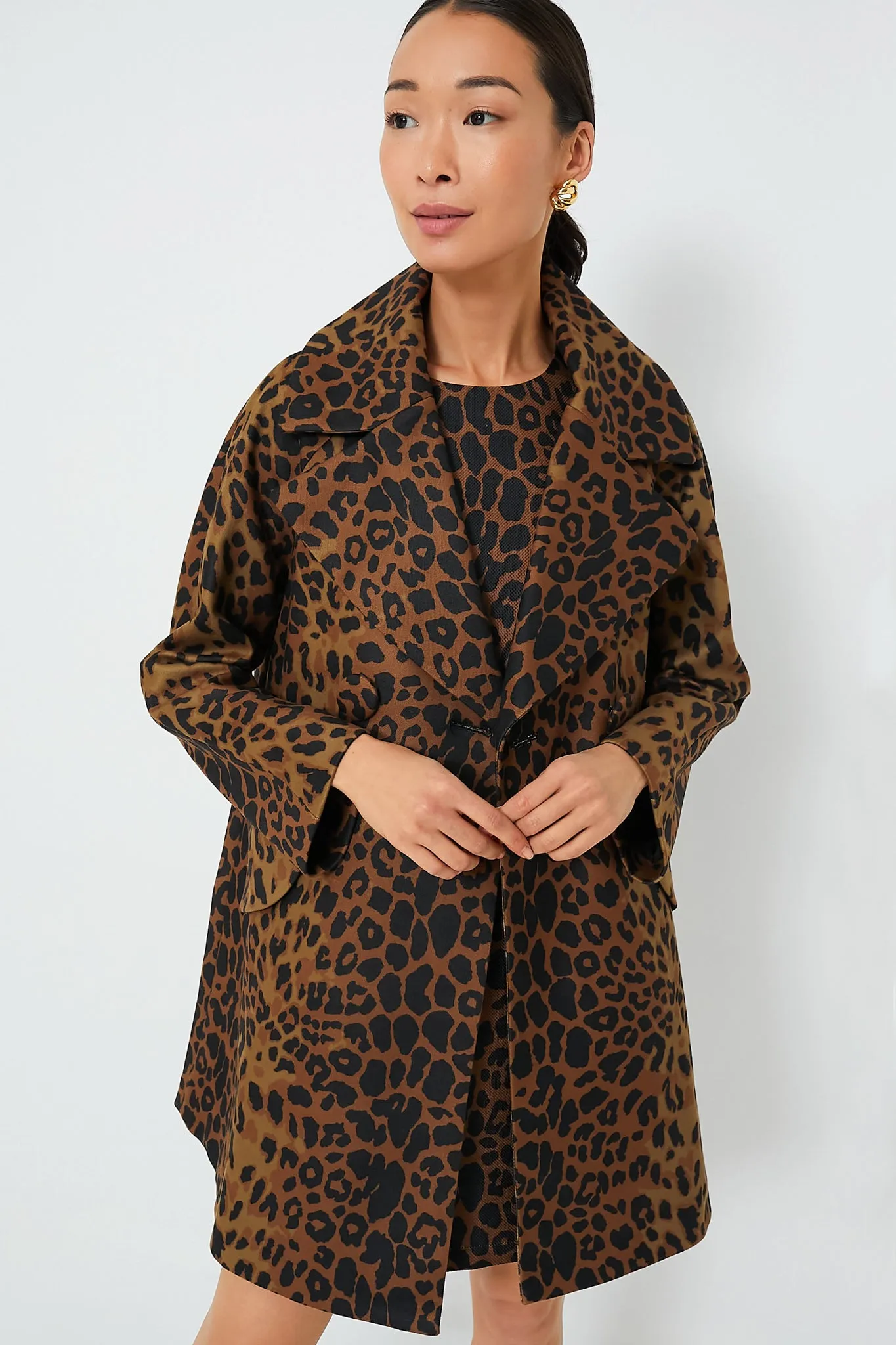 Leopard Harley Peacoat