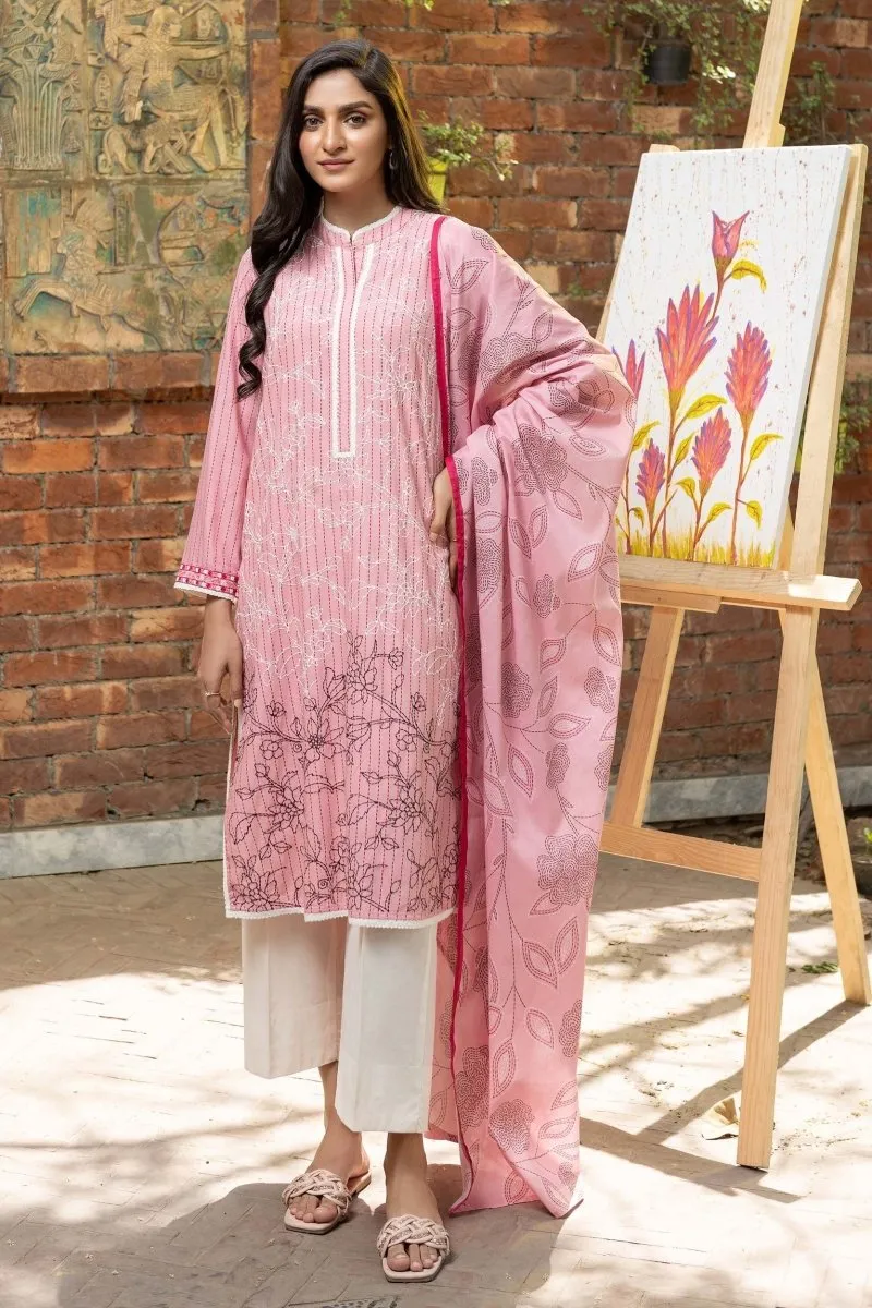 Limelight Lawn Karandi Pakistani 3 Piece Suit LIM341