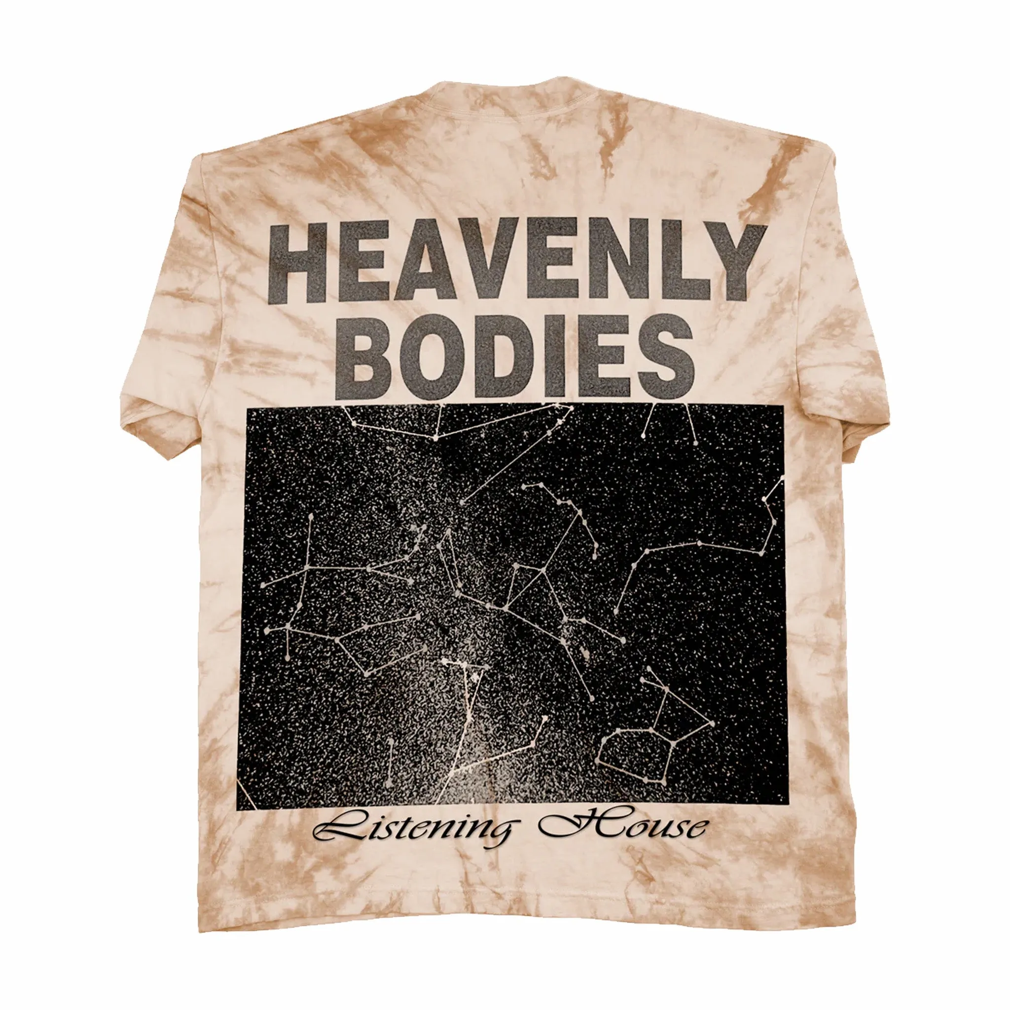 Online Ceramics Earth Song Tie-Dye SS Tee - Hand Dyed (Tan)