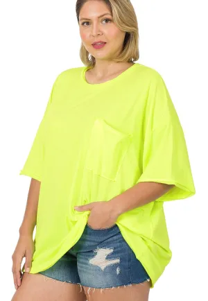 Oversized Shirt Neon Lime