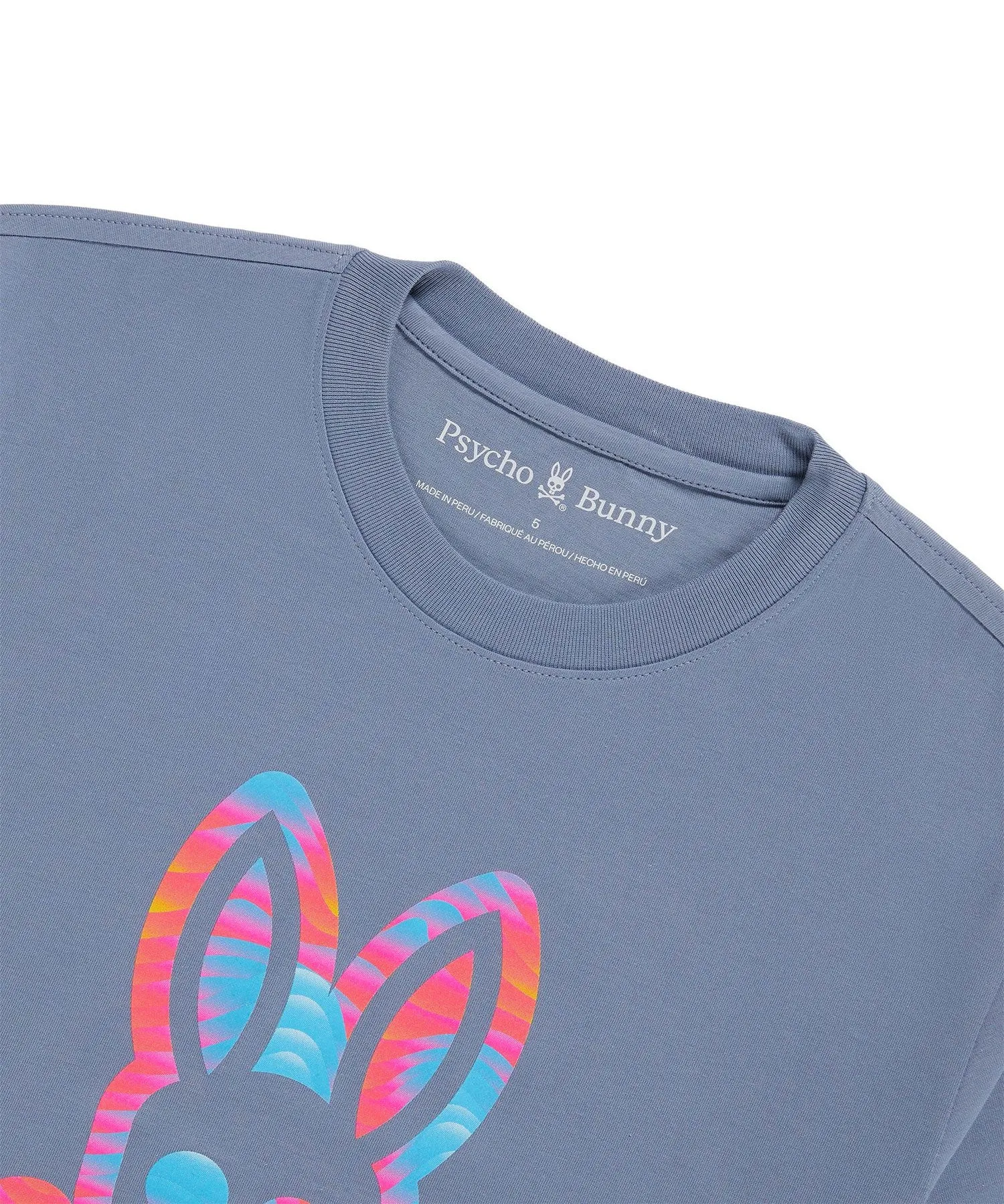 Psycho Bunny Montgomery GraphicTee - Chambray Blue