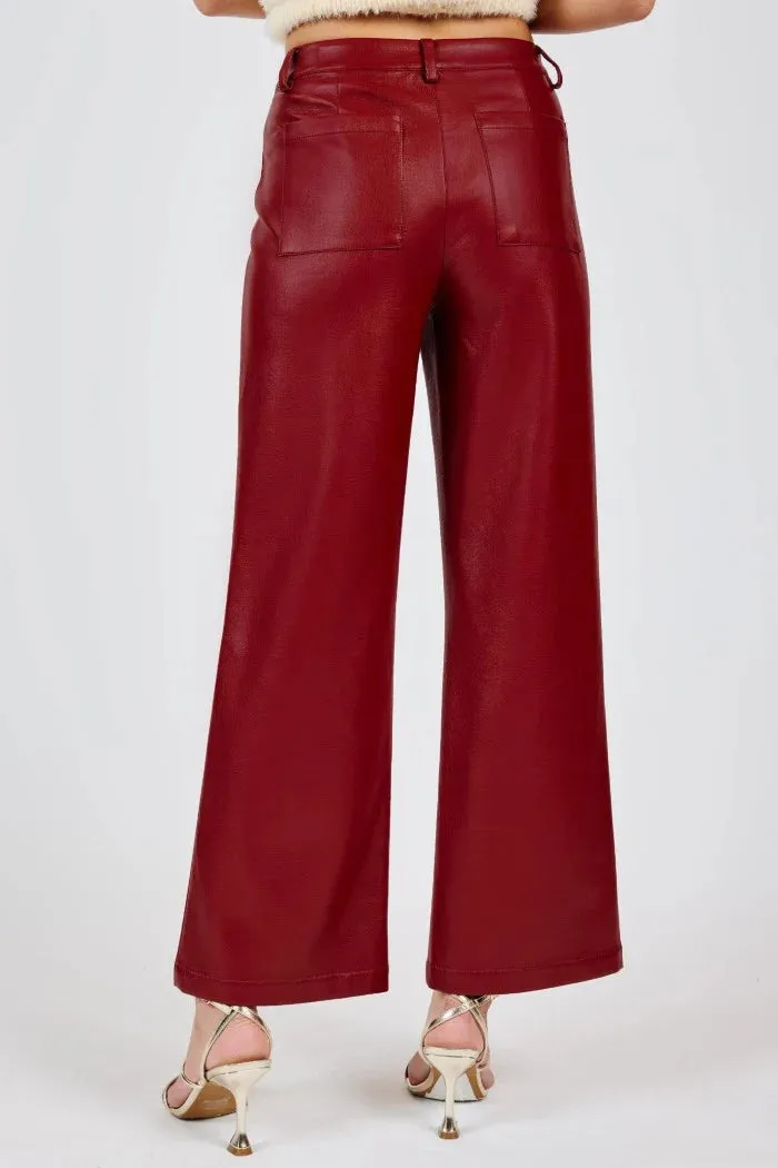 Sadie And Sage - Night Vision Faux Leather Pants