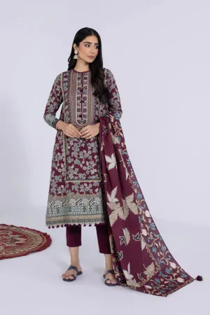 Sapphire Embroidered Khaddar 3 Piece Suit SAP104