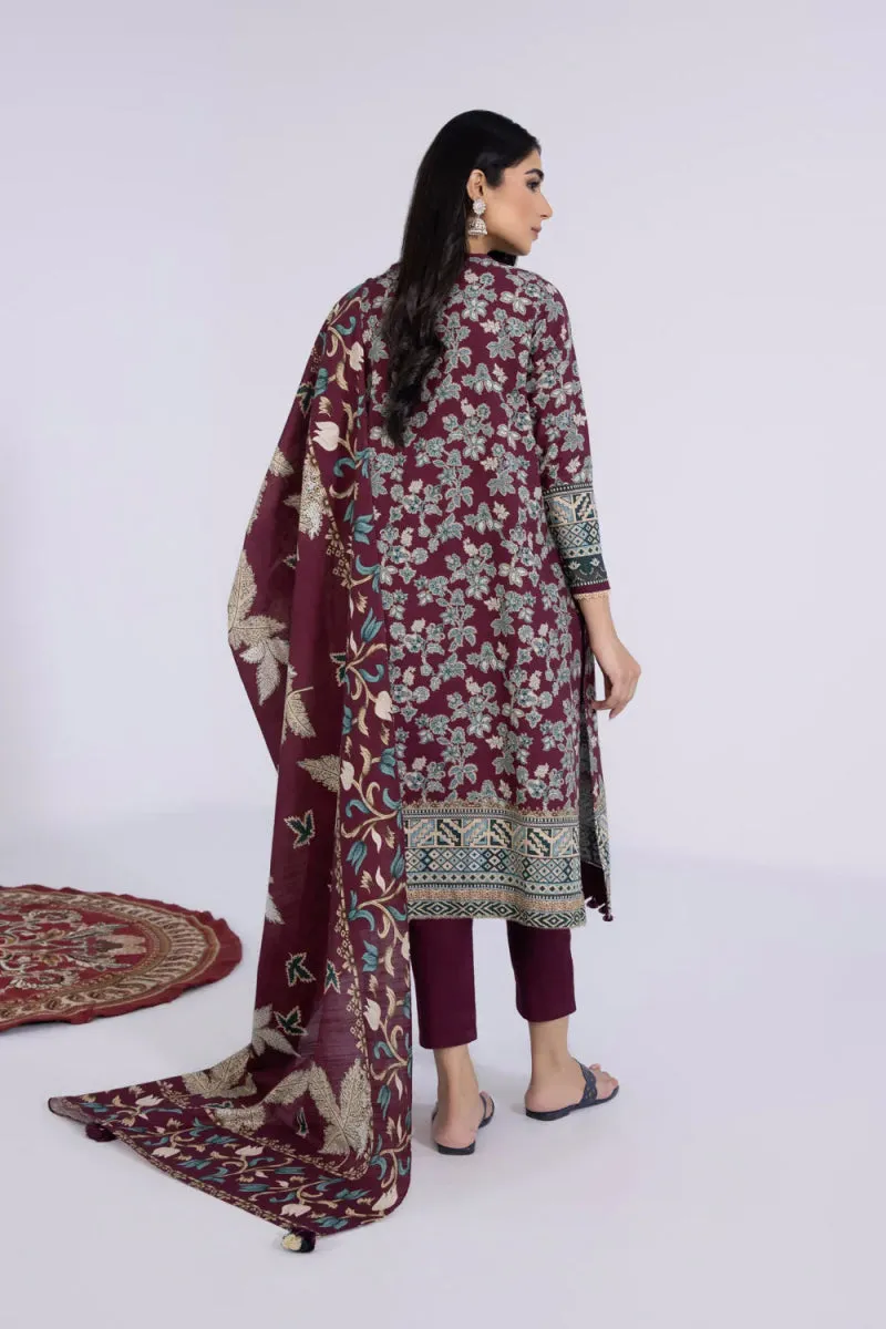 Sapphire Embroidered Khaddar 3 Piece Suit SAP104