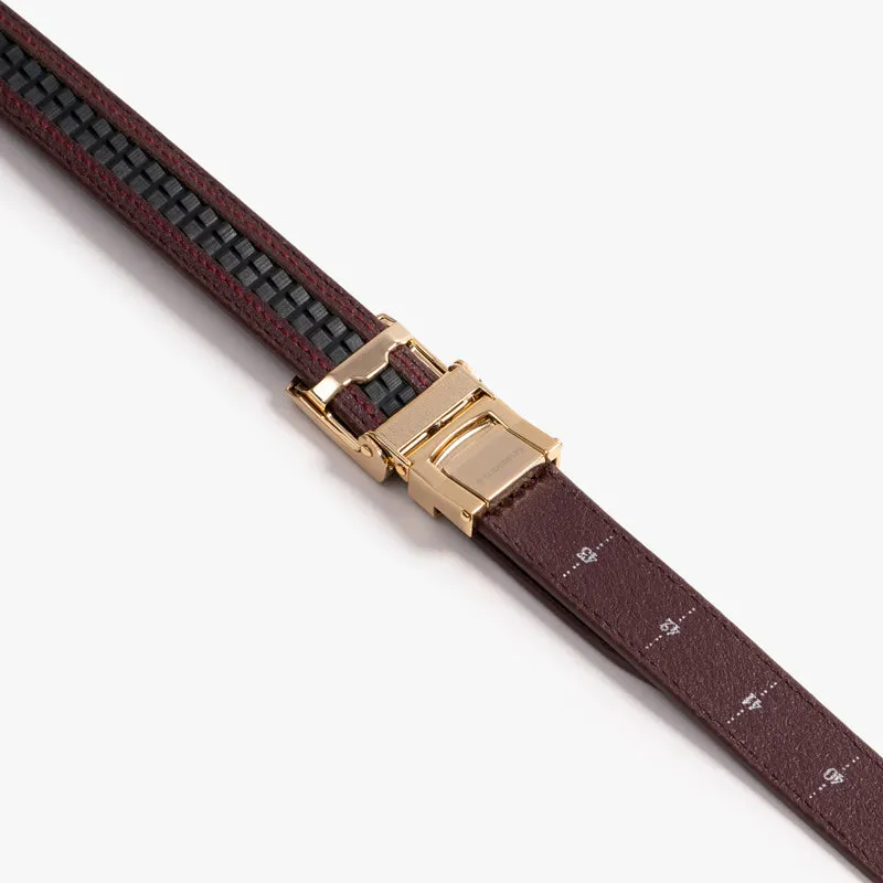 Skinny Merlot Belt