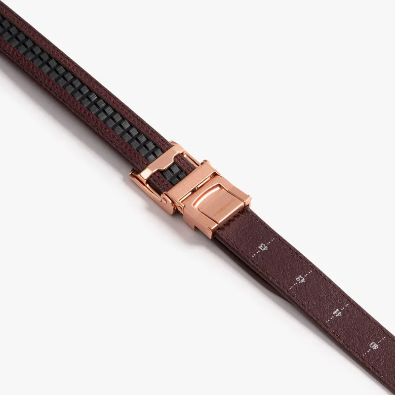 Skinny Merlot Belt