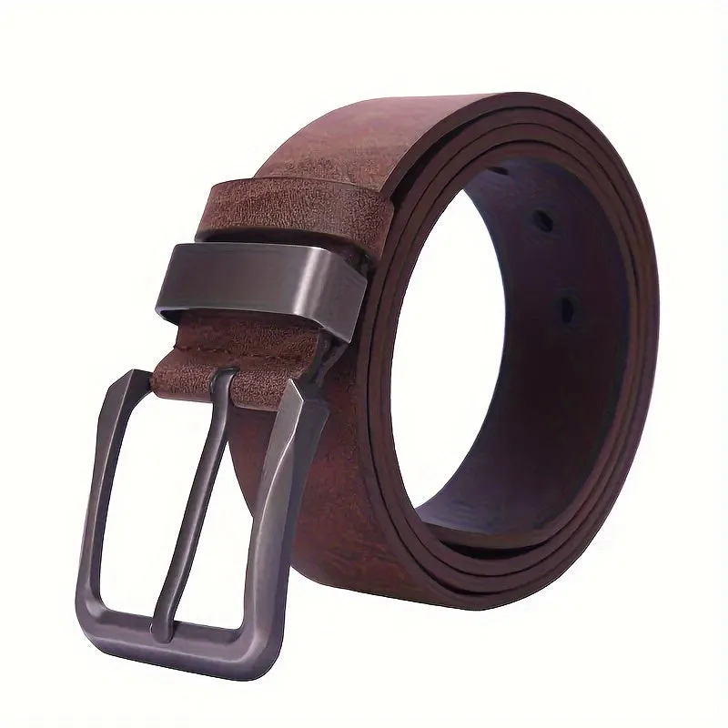 Stylish Suede Prong Buckle Belt Perfect for Work School Business