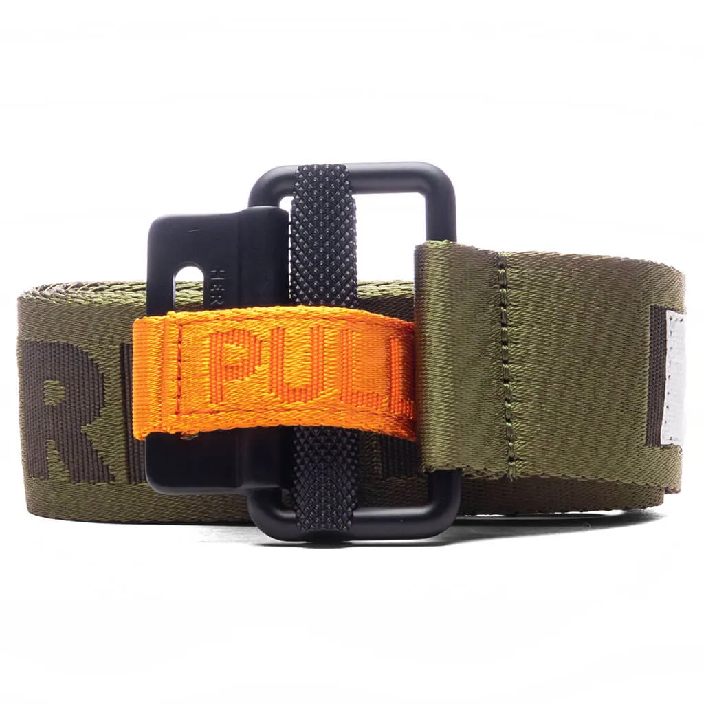 Tape Belt Classic Buckle - Dark Olive