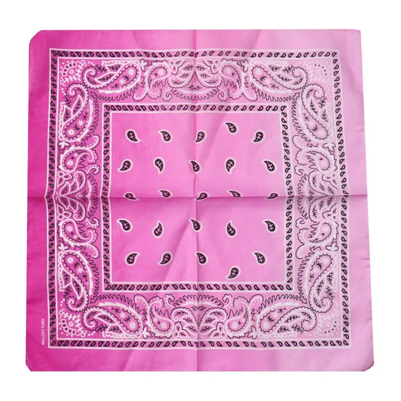 Tie Dye Bandana Cotton Paisley Bandanas Headbands Cowboy Handkerchiefs for Men and Women Colorful Hip-Hop Cycling Outdoor