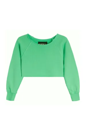 TWEEN SHANE OFF SHOULDER CROP SWEATSHIRT - FINAL SALE