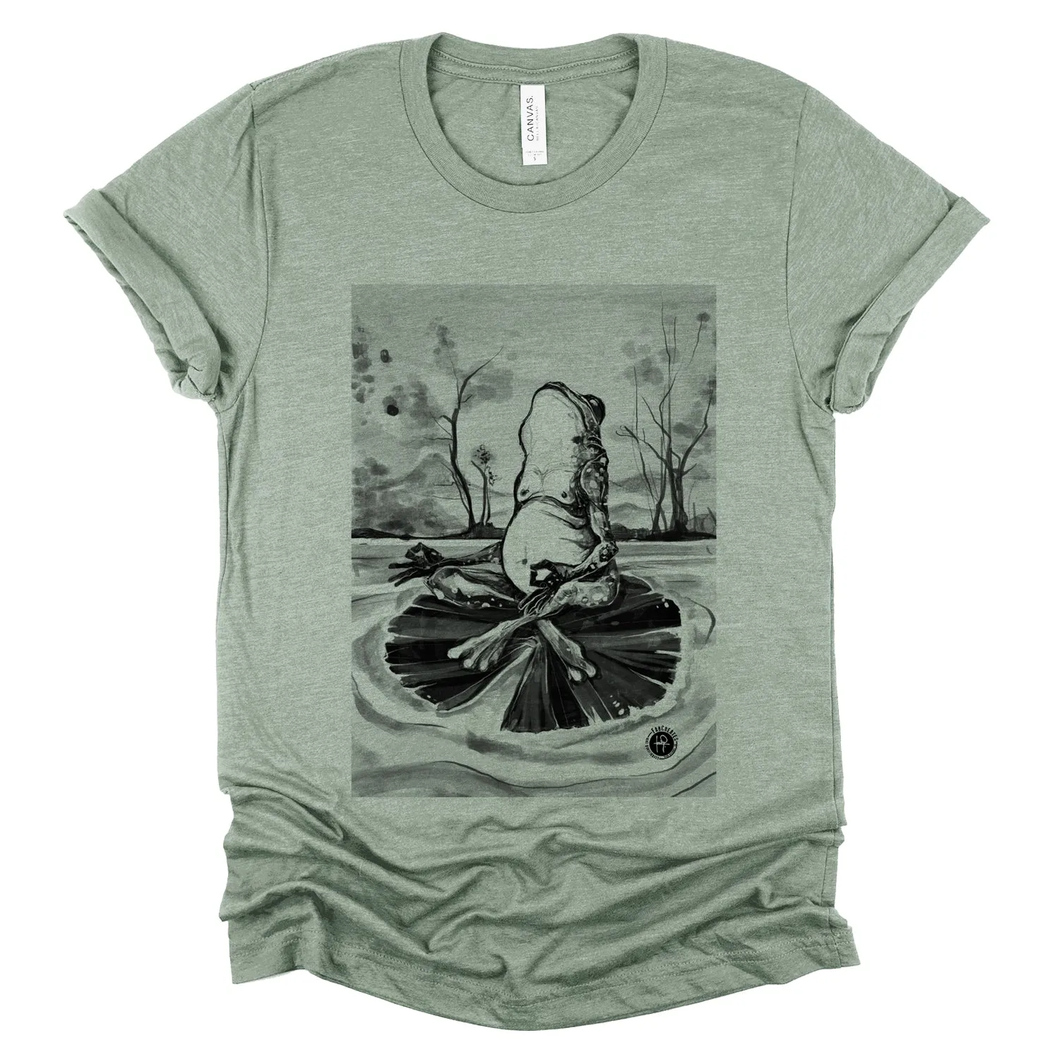 Zen Frog: Amphibian Reflections T-Shirt